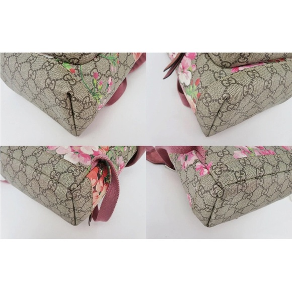 Gucci Floral Backpack - Pink and Brown - Picture 7 of 16